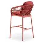 Elba Garten Barhocker rot