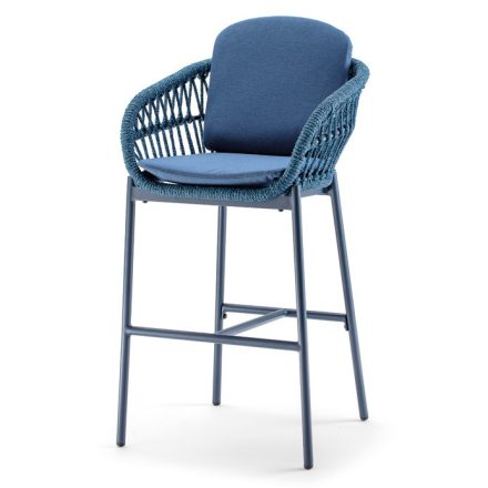Elba Garten Barhocker blau
