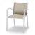GS 936W Sessel weiß/taupe