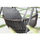 Schaukelstuhl Bari weiß/natur
