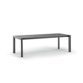 Stromboli ausziehbarer Aluminiumtisch 90 x 180-240 cm