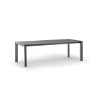 Stromboli ausziehbarer Aluminiumtisch 100 x 230-300 cm