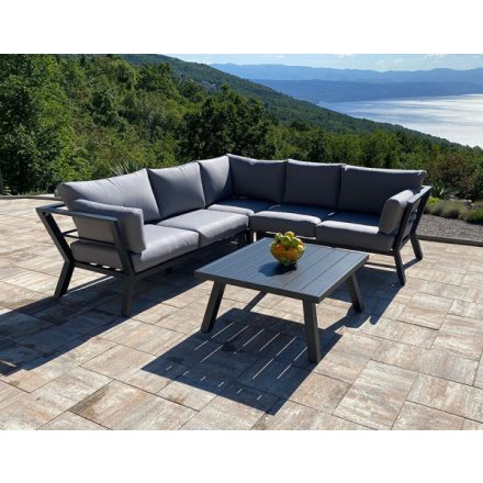 Lo-58174 Aluminium-Gartensitz grau