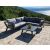 Lo-58174 Aluminium-Gartensitz grau