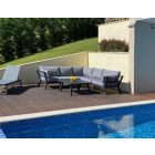 Lo-58174 Aluminium-Gartensitz grau