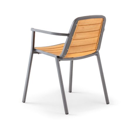 Nida Outdoor-Sessel in Dunkelgrau