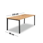 34678T Garten Esstisch 210 cm