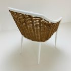 LO-A618F Garten-Rattan-Essgarnitur