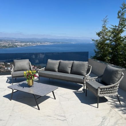 Lo-A618A-4 Gartensofa mit Seilgeflecht