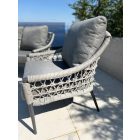 Lo-A618A-4 Gartensofa mit Seilgeflecht