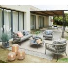 LO-T242 6-teilige Gartensitzgruppe grau