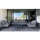 LO-T242 6-teilige Gartensitzgruppe grau