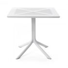 NARDI CLIPX 80 WEISS GARTENTISCH