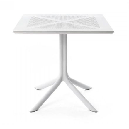 NARDI CLIPX 80 WEISS GARTENTISCH