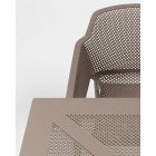 NARDI CLIPX 80 WEISS GARTENTISCH