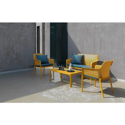 Nardi Net Relax Stuhl mit Kissen, Net Bank mit Kissen - Net Tisch für 4 Personen in verschiedenen Farben
