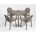 Nardi Palma Chair - Würfel 70x70 cm Tisch für 4 Personen in verschiedenen Farben