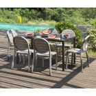 Nardi Palma Chair - Würfel 140x70 cm Tisch für 6 Personen in verschiedenen Farben