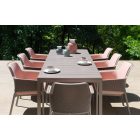 Nardi Net Relax Stuhl - Rio ausziehbarer 280 cm Tisch für 8 Personen in verschiedenen Farben