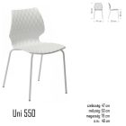 Uni 550 Stuhl in verschiedenen Farben
