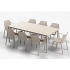 Nardi Tevere 147-211 cm ausziehbarer Gartentisch corda