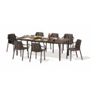 Nardi Tevere 147-211 cm ausziehbarer Gartentisch terra